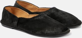 The Row Canal leather flats