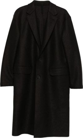 Harris Wharf London Dropped Shoulder Chester Coat - Heren - Mantel - Bruin - M - Wol - Jassen