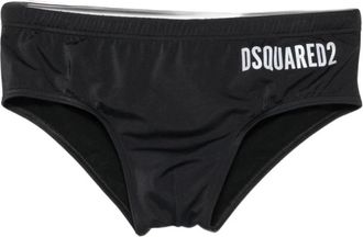 Dsquared2 Logo-Print Zwemshorts - Heren - Badkleding - Zwart - Maat: S