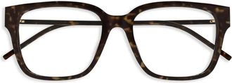 Saint Laurent Eyewear Bril met vierkant montuur - Bruin