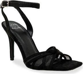 Chase + Chloe by Intouch Footwear Gemini Knot Mesh Sandal in Black at Nordstrom Rack, Size 8.5