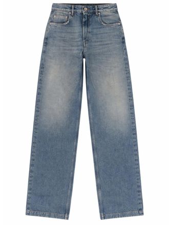 Rick Owens Denim Straight High Rise Jeans