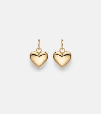 Roxanne First Puffy Heart 14kt gold (585/1000) drop earrings