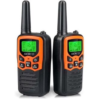 OEM Talkie-walkie - 22 Canales Frs - Pantalla Lcd Retroiluminada - Linterna Led - Funci&oacute;n Vox - Pack De 2