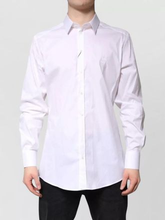 Dolce & Gabbana cotton long-sleeve collared shirt