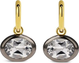 By Pariah 14kt geelgouden Orbit oorringen