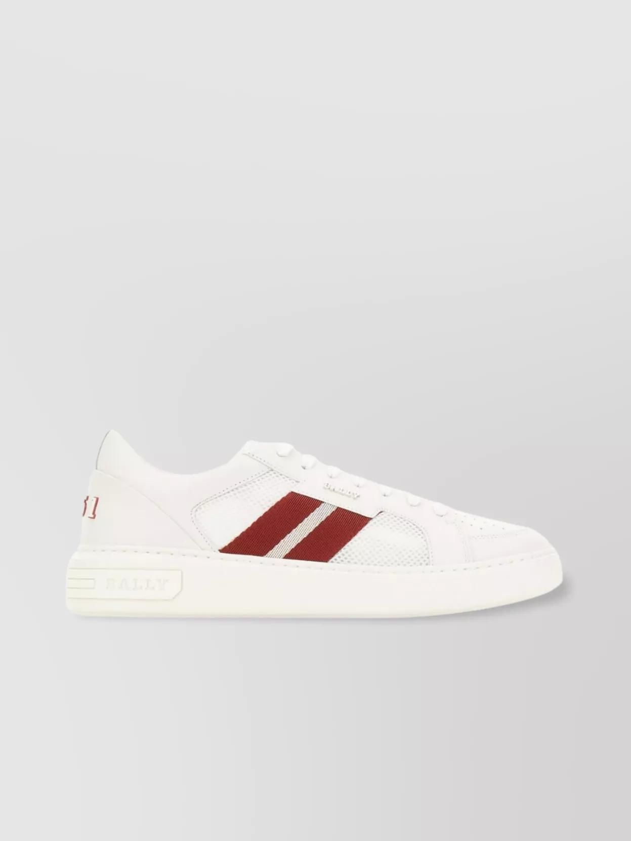 LEATHER BALLY SNEAKERS WHITE THIAGO スニーカー