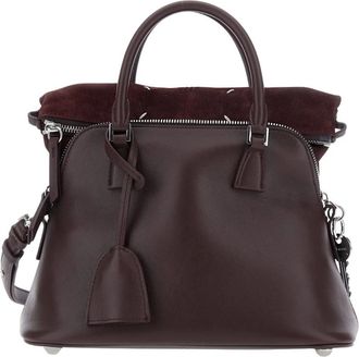 Maison Margiela Tassen, Dames, Rood, ONE Size, Leer, Handbag
