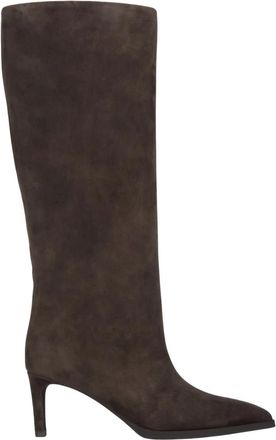 Estro & Luminara Hoge Laarzen met Hak - Dames - Laarzen met Hak - Bruin - 39 EU - Schoenen