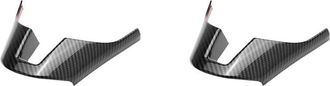 OEM Dos Embellecedores De Fibra De Carbono Para El Panel Del Marco Del Volante, Compatibles Con Los Modelos Mitsubishi Axela De 2014, 2015 Y 2016