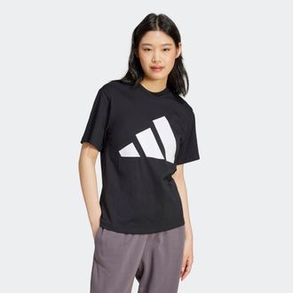 adidas adidas Sportswear T-Shirt W BL SJ T sportlicher Stil, Rundhalsausschnitt, aus Baumwolljersey