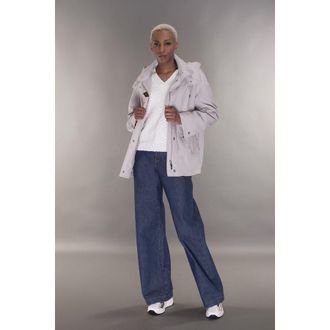 Moorer Womens Light Grey Relaxed Jacket, Size 40
