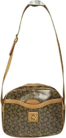 Celine Pre-owned Cross Body Bags, female, Brown, Size: ONE SIZE Pre-owned Leather Cross Body Bag