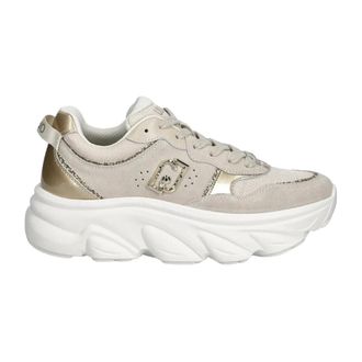 Liu Jo Schoenen, Dames, Beige, 37 EU, Leer, Steffy 01 Sneakers
