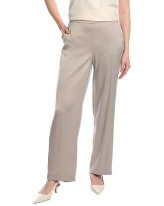 Anne Klein Pull-On Slash Pocket Wide Leg Pant