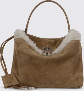 Balenciaga Borsa mini a mano Rodeo in shearling con tracolla removibile