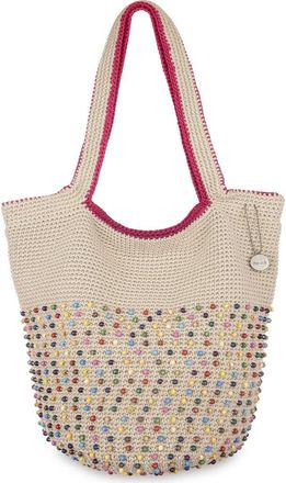 The Sak 120 Tote Bag in Ecru Multi Beads at Nordstrom