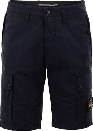 Stone Island Slim-Fit Cargo-Bermudashorts von Stone Island mit Rei&szlig;verschlusstaschen