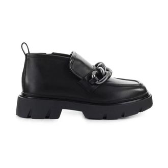 Ash Universal Chain Loafers - Dames - Loafers - Zwart - 39 EU - Leer - Schoenen