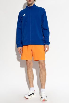 adidas Training Shorts With Logo, Mens, Orange