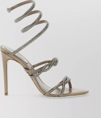 Rene Caovilla satin cleo sandals