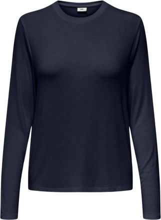 Jacqueline de Yong Jacqueline de Yong, Tops, Dames, Blauw, S, Stijlvolle Breiwerk Collectie