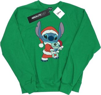 Disney Dames/Dames Lilo And Stitch Kerst Sweatshirt (Iers Groen)