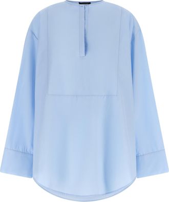 Fabiana Filippi Blue Cotton Womens Blouse