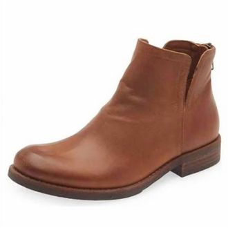 Chocolat Blu Womens Brice Bootie In Caramel Leather