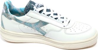 Diadora Glitter Heritage Schoen - Dames - Sneakers - Wit - 38 EU - Schoenen