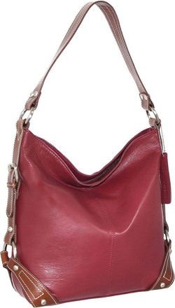Nino Bossi Moda Milano Hobo Genuine Leather Bucket Bag