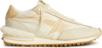 Golden Goose Marathon sneakers - men - Cotton/Polyamide/Sheepskin/Polyester/Polyurethane/Rubber/Calf Suede - 44 - Neutrals