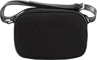 Balmain Bolso Cruzado de Lona - Bags - unisex - Negro - ONE SIZE