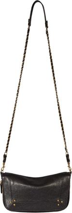 Jerome Dreyfuss Bobi S - Dames - Schoudertassen - Zwart - ONE Size - Leer - Tassen
