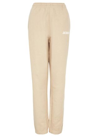 Jacquemus Le Jogging Logo Cotton Sweatpants - Beige - M