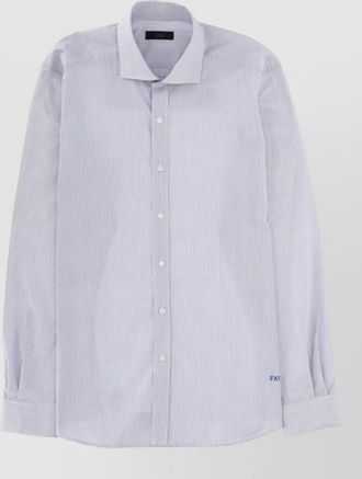 Fay oxford shirt regular fit collar long sleeves