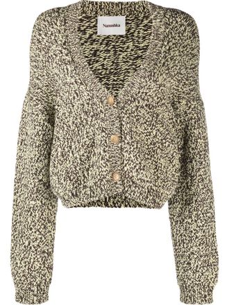 Nanushka Tweekleurig vest - Geel