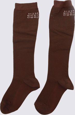 Maison Margiela Brown Socks