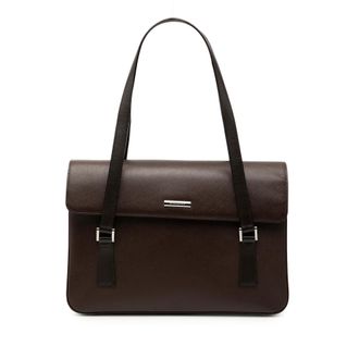 Burberry Tweedehands Leren Schoudertas