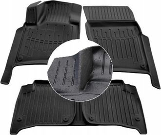OEM Alfombrillas Y Limpiaparabrisas De Goma Para Vw Touareg 2 7p 2010-2018 (canales Ud)
