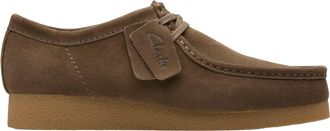 Clarks Mens Wallabee Evo Shoes, Color Dark Olive, Size: 6 UK