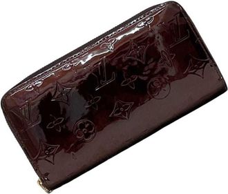 Louis Vuitton Amarante Wine Monogram Vernis Long Wallet (Bi-Fold) (Pre-Owned)