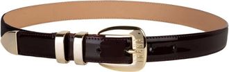 Ibana Acro Lak Riem - Dames - Accessoires - Bruin - Maat: L Leer