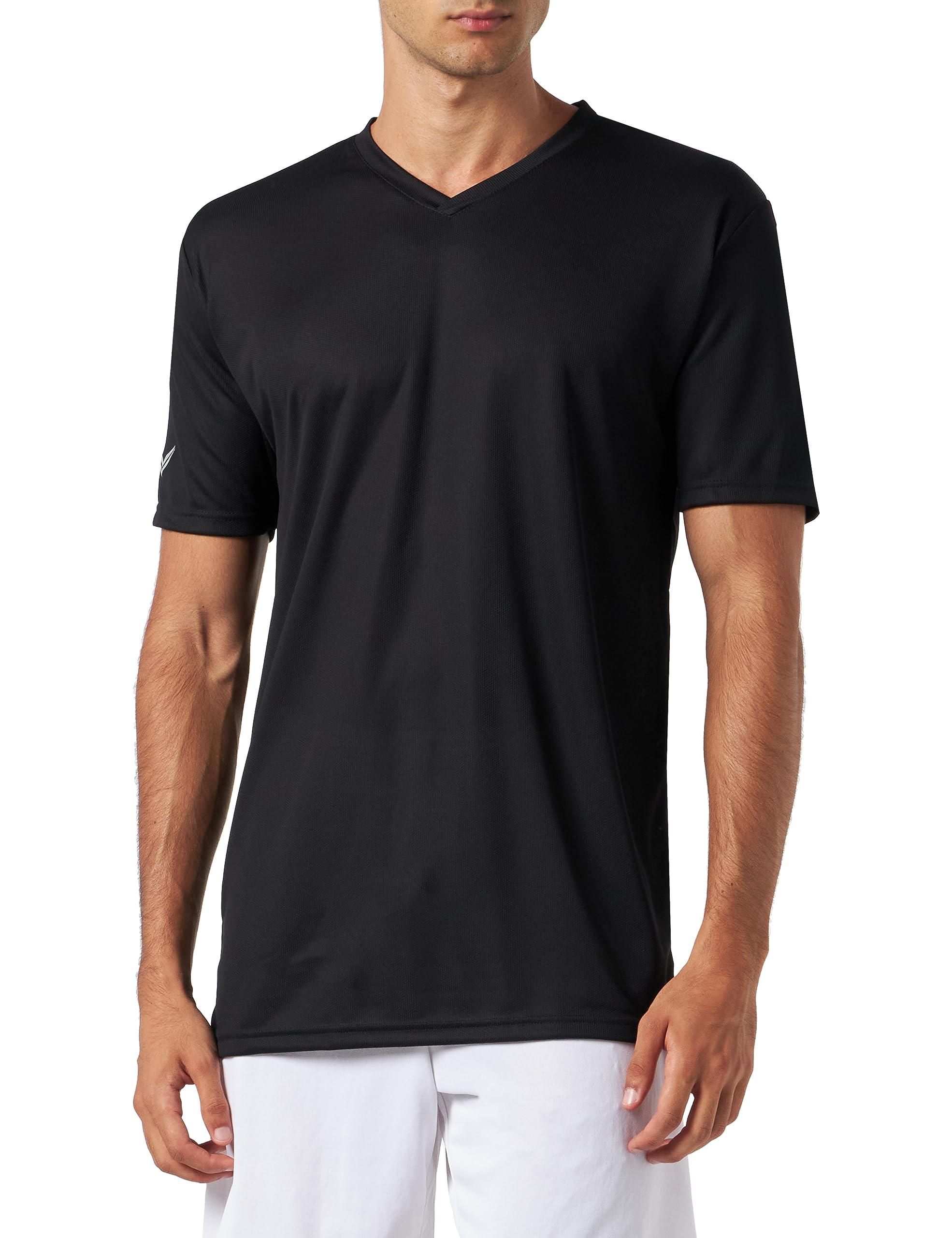 Trigema Herren V-Shirt Slim Fit – Bequemes Basic Aus 100% Baumwolle Mit Figurbetonter Passform