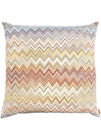 Missoni Home chevron-print square cushion - Neutrals