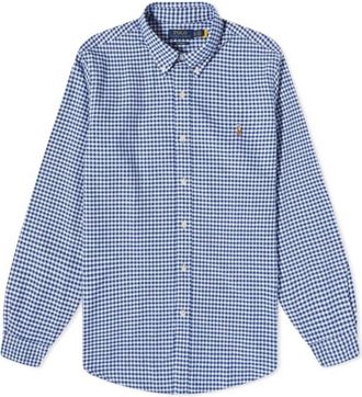 Polo Ralph Lauren Gingham Custom Fit Oxford Shirt, Size X-Small