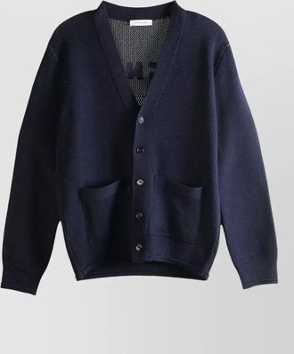 Givenchy v-neck cardigan with long sleeves and pockets