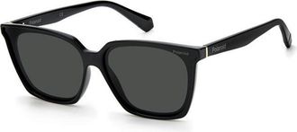 Polaroid PLD 6160/S 807/M9 Womens Sunglasses Black Size 62