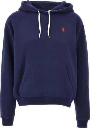Ralph Lauren Blue Logo embroidery hoodie