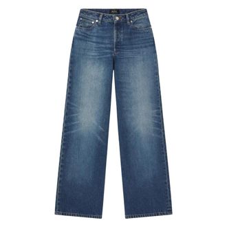 A.P.C. Straight Fit Jeans, female, Blue, W26, Elisabeth Jean
